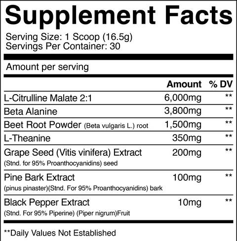 Pump | Vascularity, Stim-Free Pumps, Endurance Flow